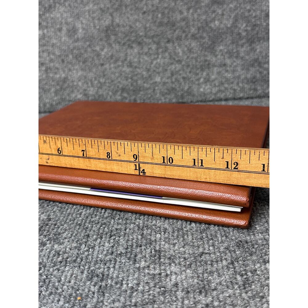 Hallmark embossed tooled faux leather photo album NEW post bound adhesive pages - Picture 11 of 11